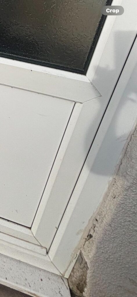 Old door frame rendering