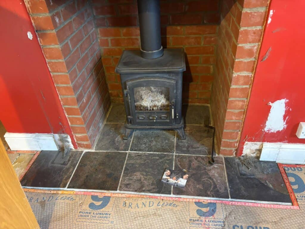 Old woodburner to be replaced